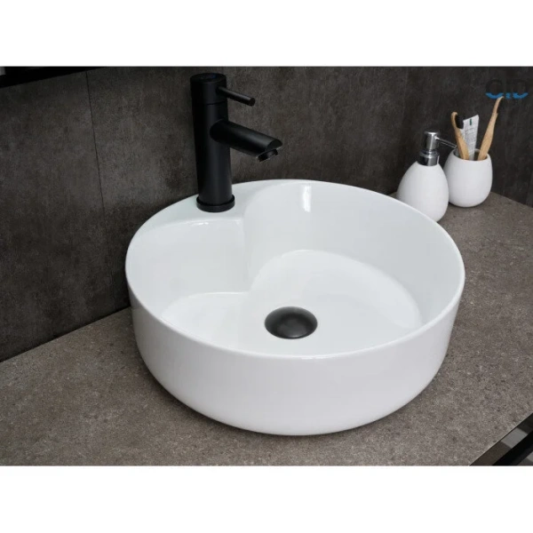 Раковина GID Esfera N9013 40 см белая - фото 3