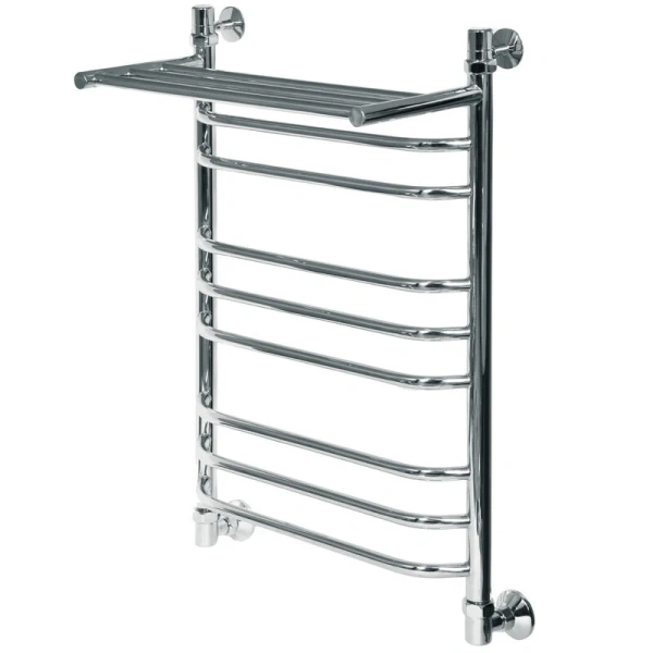 Полотенцесушитель водяной Ника Trapezium 80x50 см хром - фото 3