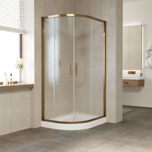 Душевой уголок стекло шиншилла Vegas-glass ZS-F 100х80 02, хром, бронза, золото, белые, черные, другие - фото 4