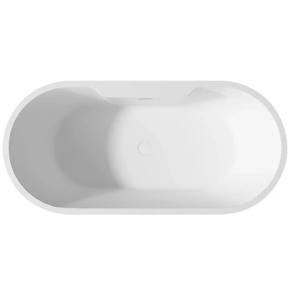 Акриловая ванна Abber 160х80 см овальная - фото 4