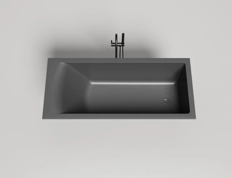 Ванна из искусственного камня Salini Cascata Kit 170x75 см белый матовый, белые - фото 8