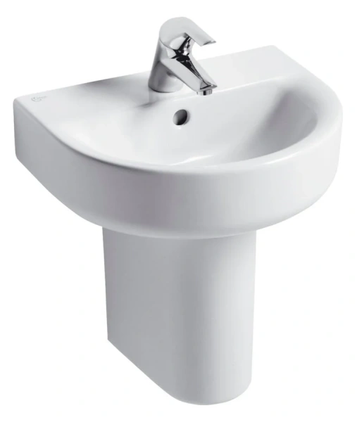 Раковина Ideal Standard Connect 45 см с 1-м отверстием под смеситель, белые - фото 4