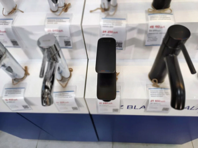 Смеситель для раковины Kludi Pure&Style черный матовый, однорычажные, двухрычажные - фото 6