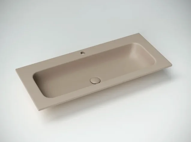 Раковина Ceramica Nova Grace 101 см капучино матовый - фото 4