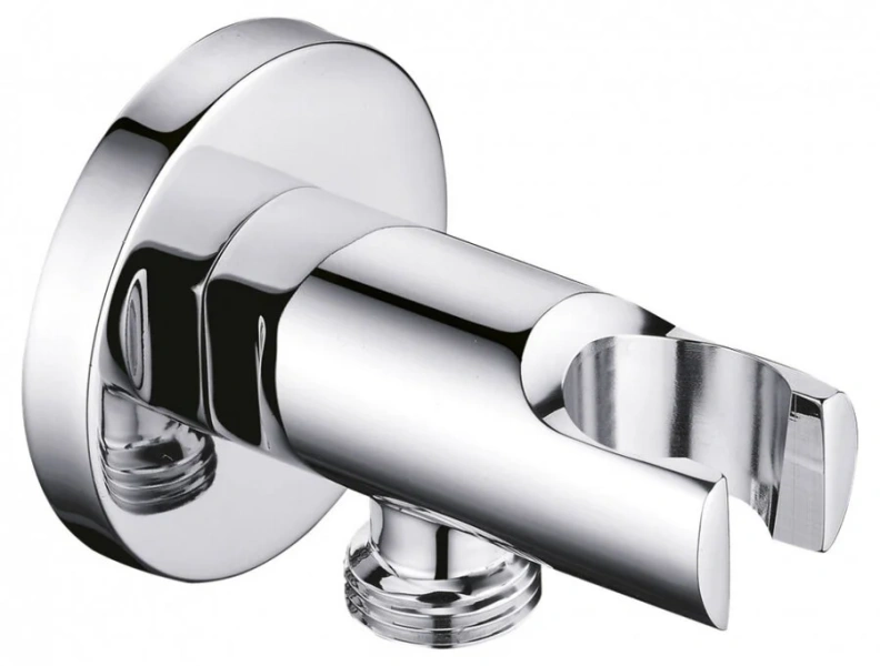 Штуцер с держателем душа Cezares хром - фото 1