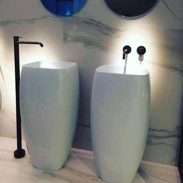 Смеситель для раковины Cisal Less New LN005517 на 2 отверстия - фото 4