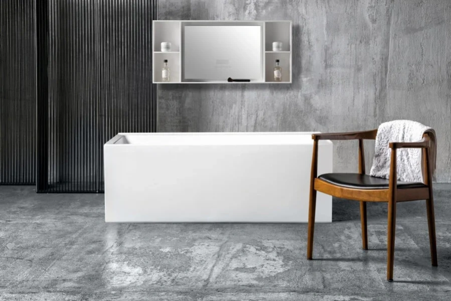 Ванна из искусственного камня NTBagno Fiorentina NT206, 180 х 80 см, прямоугольные - фото 5