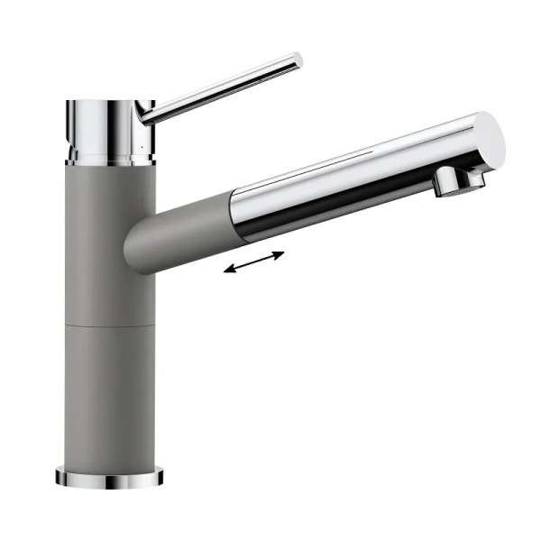 Смеситель для кухни алюметаллик Blanco Alta-S Compact - фото 6