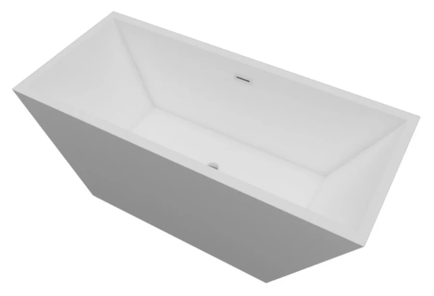 Ванна акриловая Artemis Tecla 170 x 74 см, отдельностоящая, белый матовый, 1.05.411.144.01.1.26, прямоугольные - фото 5