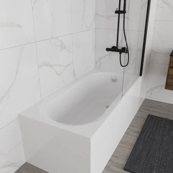 Ванна акриловая Vincea VBT-2B150, 150 x 70 см, без опоры, белый - фото 2