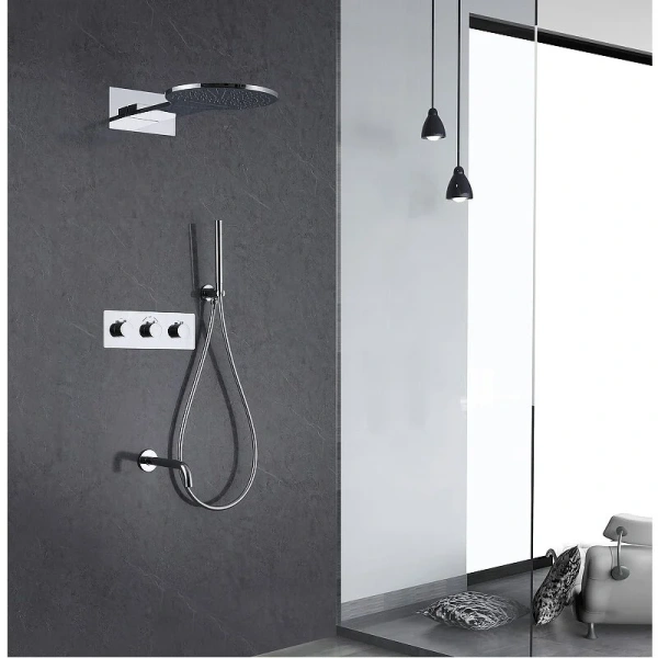 Душевой комплект Abber Wasser Kreis AF8150 с термостатом - фото 3