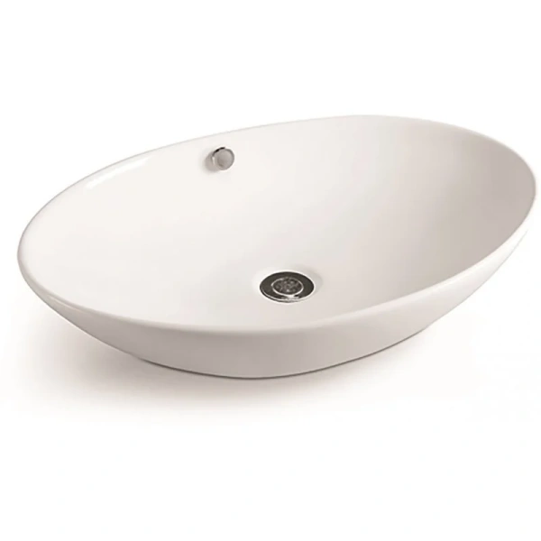 Раковина SantiLine 63 см белая - фото 1