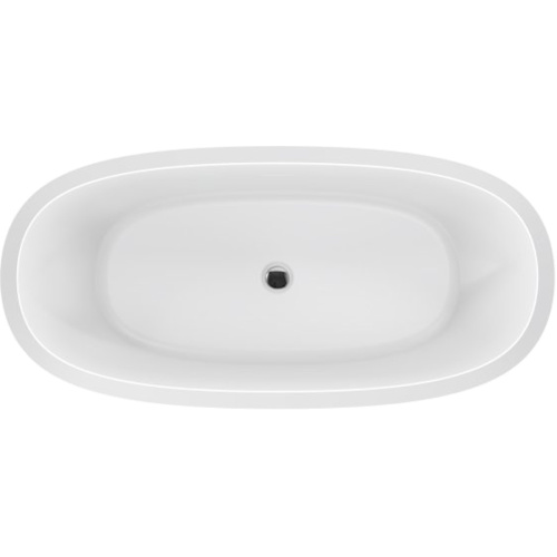 Ванна акриловая Cezares Lux 170x82 см белый матовый - фото 3