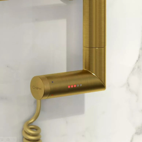 Полотенцесушитель электрический Сунержа Флюид 2.0 60x100 см состаренная латунь - фото 2