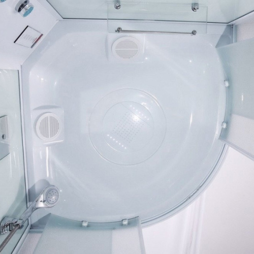 Душевая кабина Timo Eco 90х90 см рифленое стекло, полукруглые, четверть круга - фото 2