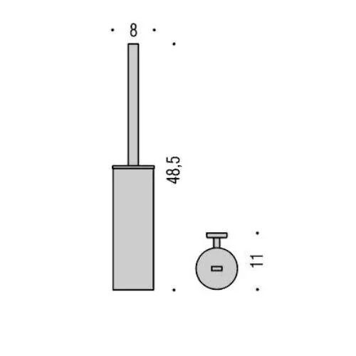 Ершик Colombo Nordic настенный - фото 2
