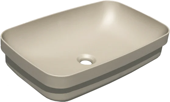 Раковина Kerasan Tribeca 60 см накладная, Nocciola - фото 1