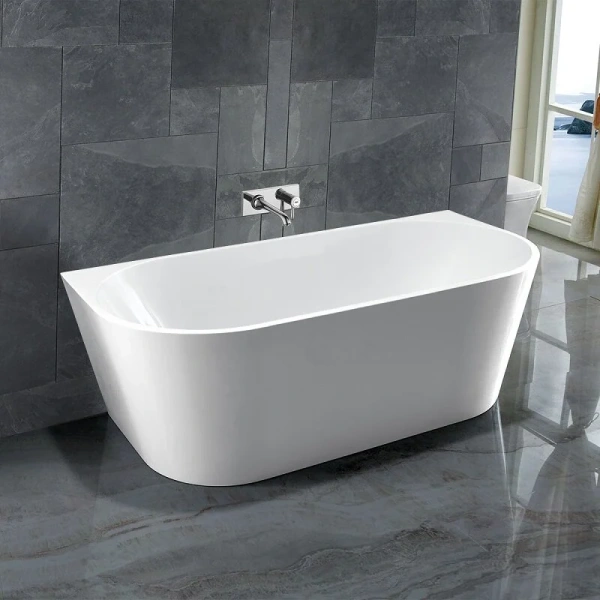 Ванна акриловая Vincea VBT-421-1500, 150 x 75 см, щелевой перелив, цвет белый - фото 1