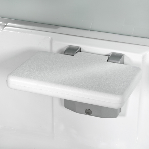 Душевая кабина Deto EM 170x90 см с крышей, хромированный профиль - фото 8