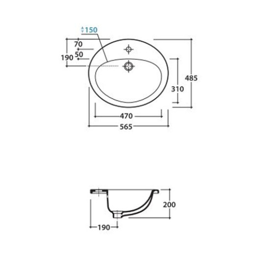 Раковина встраиваемая Globo Minori VA017 - фото 4