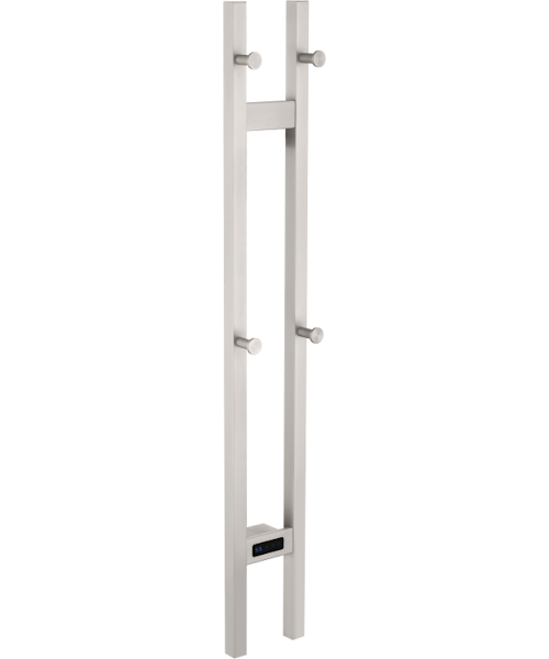 Полотенцесушитель электрический Boheme Duo 17x120 см никель - фото 1