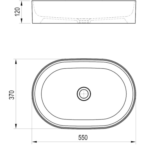 Раковина Ravak Ceramic Slim 55 см белая - фото 4