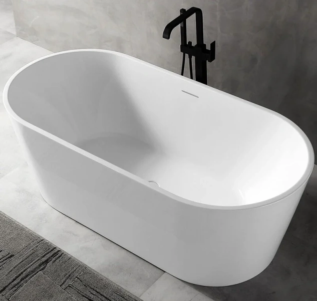 Акриловая ванна Abber 150х75 см отдельностоящая - фото 1