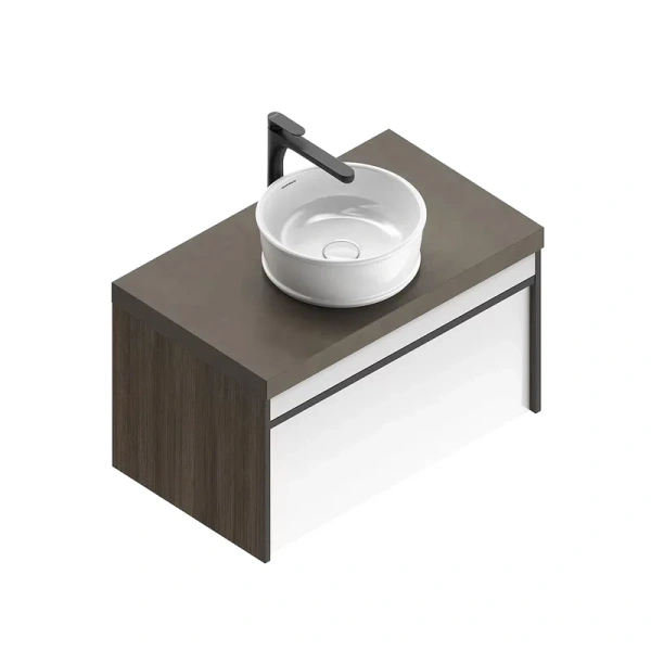 Тумба под раковину подвесная Kerama Marazzi Modula 80 см арабика - фото 4