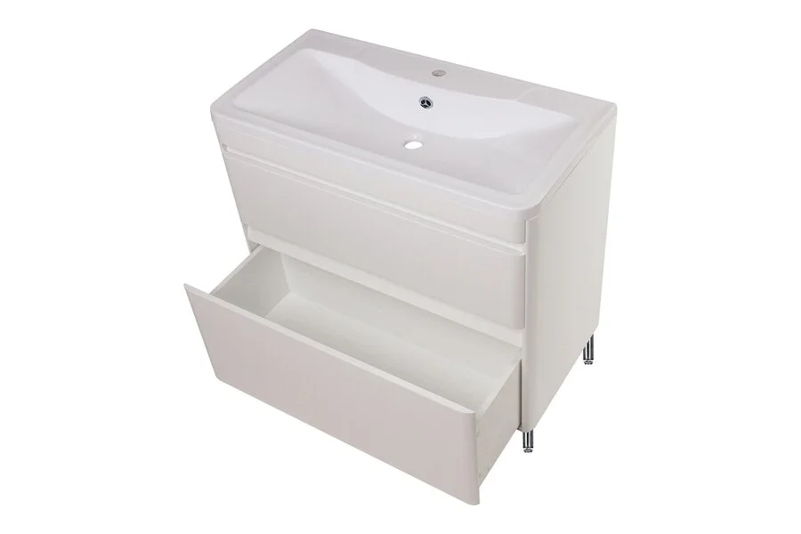 Тумба под раковину напольная Style Line Атлантика 90 см белая, 90 см - фото 6