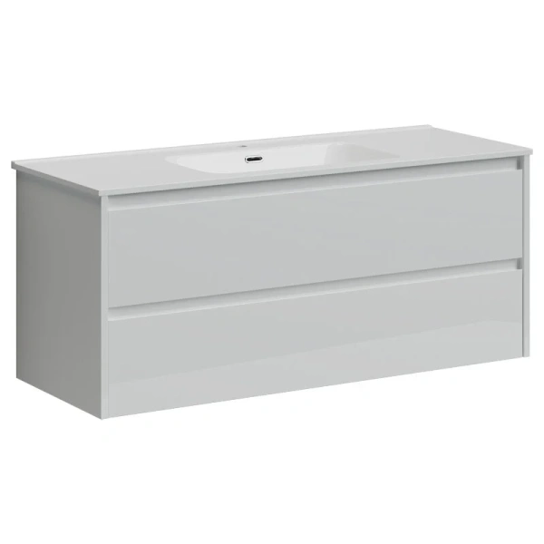 Тумба с раковиной подвесная Sancos Libra LB120-1W 120 см МДФ - фото 1