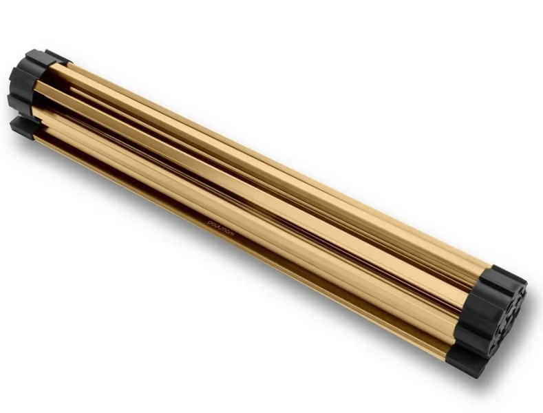 Ролл-мат для кухонных моек Paulmark 44 см брашированное золото, в наличии - фото 2