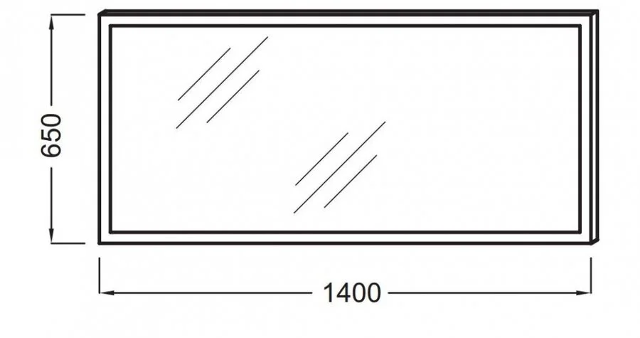 Зеркало с подсветкой Jacob Delafon Mirrors 140 см с функцией анти-пар, нет в наличии - фото 2