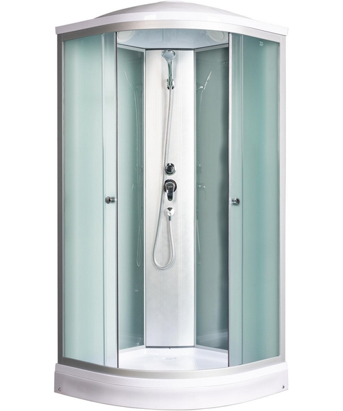 Душевая кабина River Nara Light XL 90x90 см стекло матовое - фото 1