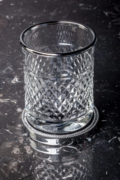 Стакан для ванной Boheme Murano Cristal хром - фото 2