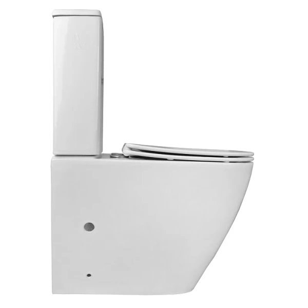 Унитаз компакт Azario Levanto белый, фаянс, керамика - фото 9