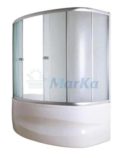 Ванна акриловая 1MarKa Julianna, 170 х 100 см, асимметричная, цвет белый, левая/правая, 01дж1410л/п - фото 4