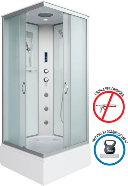 Душевая кабина Niagara Classic 90х90 см с гидромассажем - фото 2