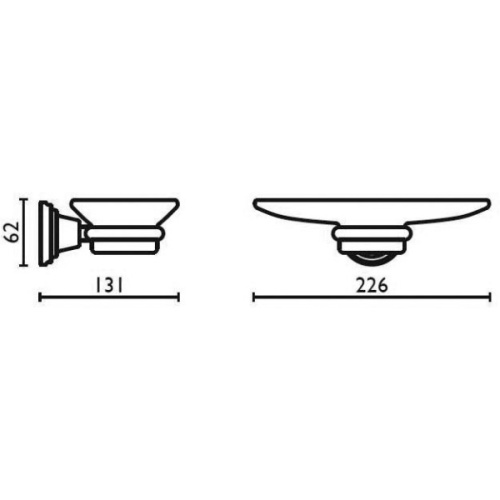 Двойной держатель мыла для ванной Bagno & Associati Canova CA 132 - фото 2