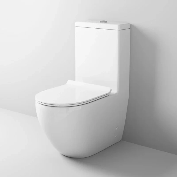 Унитаз моноблок Grossman Style с тонкой крышкой, сиденье с микролифтом , с антивсплеском, моноблок, низкие - фото 5