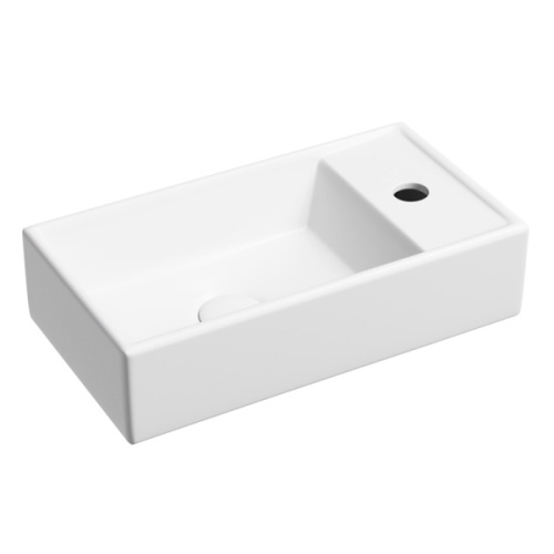 Раковина Ceramica Nova Element 40 см чаша слева белая матовая - фото 1