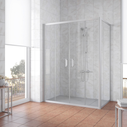 Душевой уголок Vegas-glass Z2P+ZPV 200х100 - фото 3