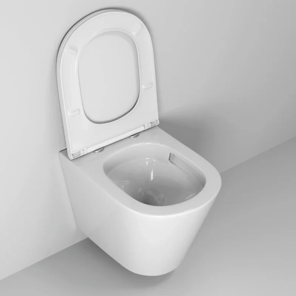 Унитаз подвесной Grossman безободковый, с микролифтом - фото 8