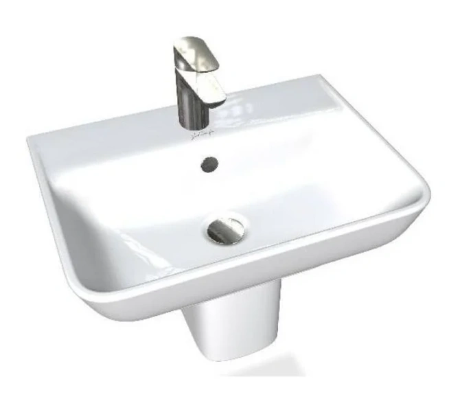 Раковина Jacob Delafon Struktura 55 см подвесная EGE112-00 - фото 4