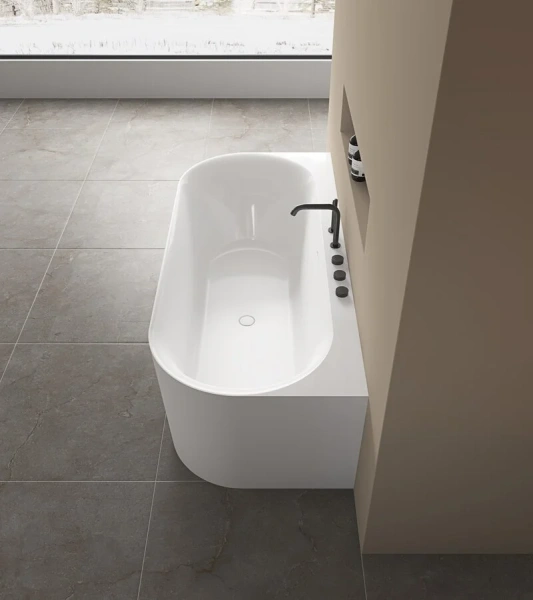 Ванна акриловая Vincea VBT-703-1800, 180 x 80 см, белая, овальные - фото 5