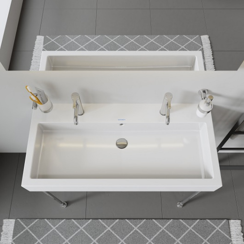 Раковина Duravit Vero 100 см белая - фото 4