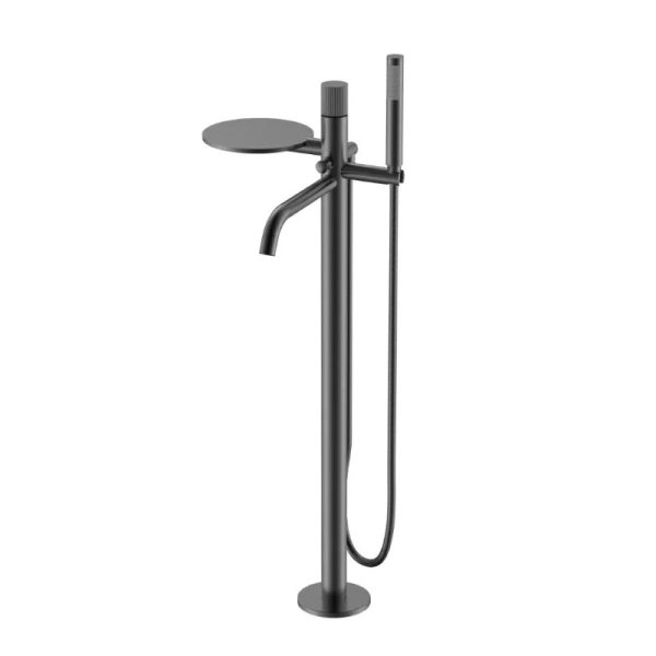 Смеситель для ванны Boheme Stick графит матовый - фото 1