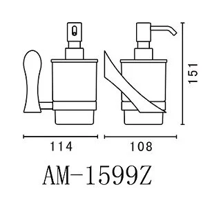 Дозатор для ванной Art&Max Elegant AM-1599Z - фото 2
