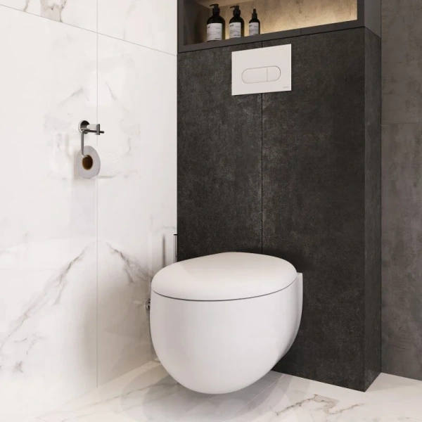 Клавиша смыва VitrA Root Round белая - фото 4