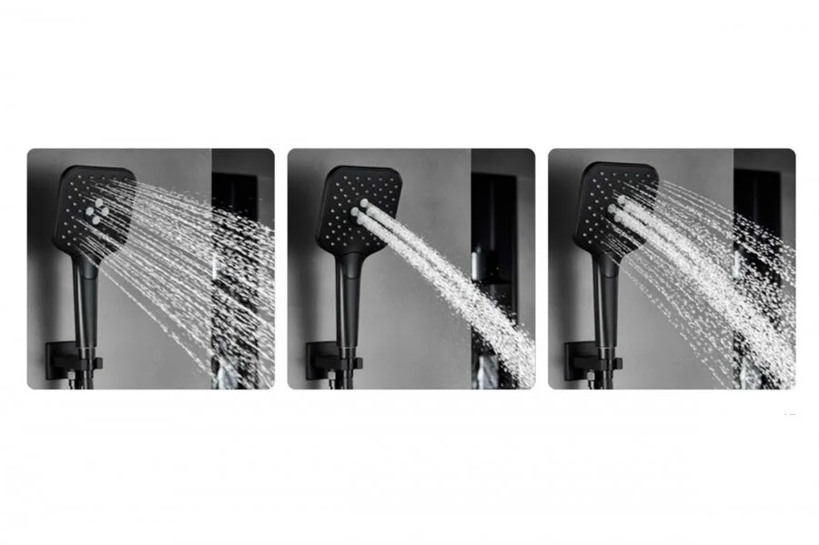Душевой комплект Vincea Next вороненая сталь, нет в наличии - фото 5