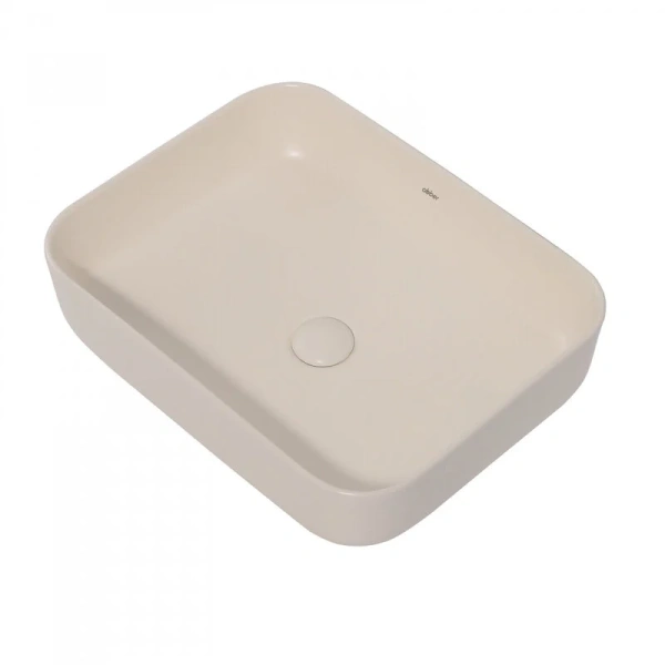 Раковина Abber Rechteck 50 см светло-бежевая матовая, накладные (на столешницу), пристенные - фото 3